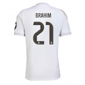 Fotbalové Dres Real Madrid Brahim Diaz #21 Domácí Oblečení 2025-26 Krátký Rukáv